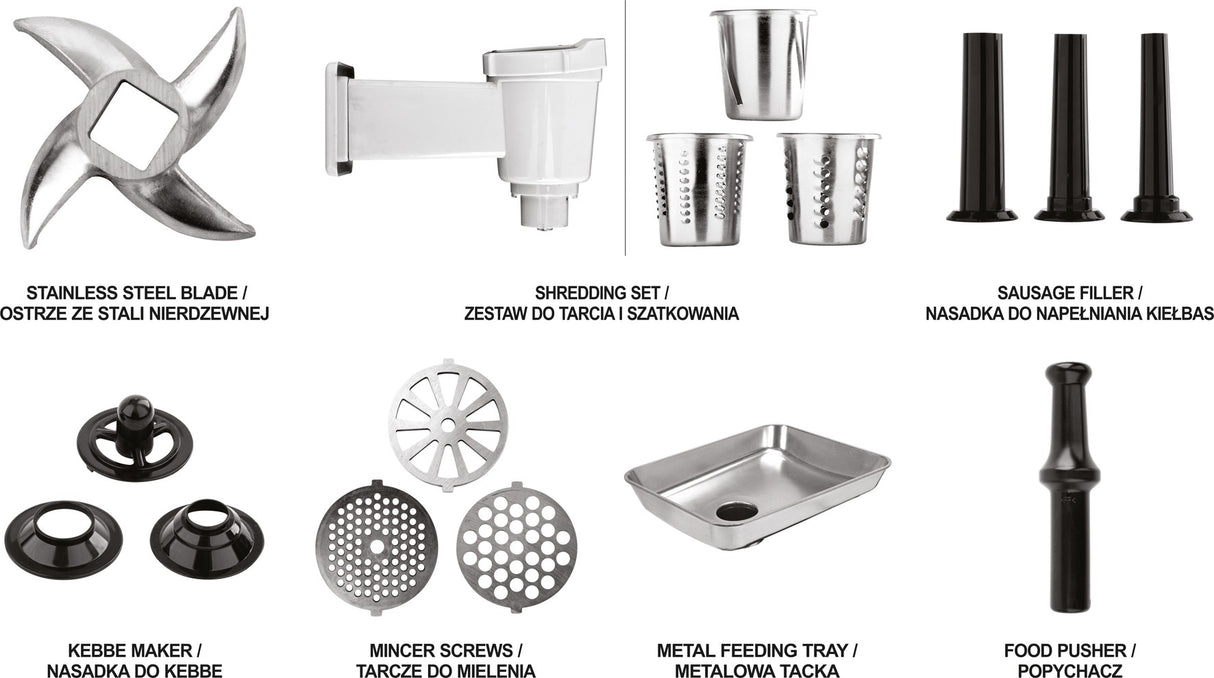 MEAT GRINDER 1200W 4IN1 (67901)