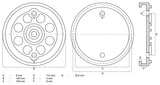 RUBBER PAD | FOR AUTO LIFTS | Ø 120 MM (7052)