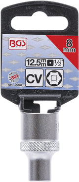 SOCKET, HEXAGON | 12.5 MM (1/2") DRIVE | 8 MM (2908)