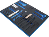 TOOL TRAY 3/3: RELEASE TOOLS, ASSEMBLY WEDGE AND HOOK SET | 17 PCS. (4034)