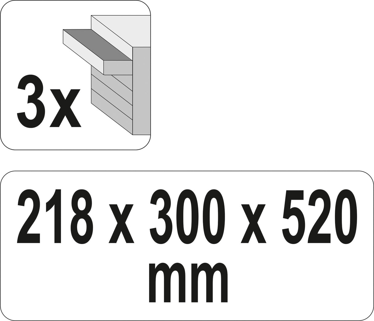 TOOL BOX 3 DRAWERS (YT-08873)