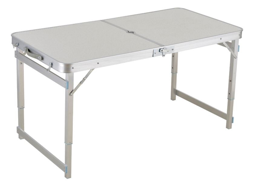 FOLDABLE TABLE / COUNTER | ALUMINUM | SQUARE TUBE | ADJUSTABLE HEIGHT (LC02)