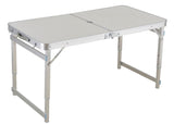FOLDABLE TABLE / COUNTER | ALUMINUM | SQUARE TUBE | ADJUSTABLE HEIGHT (LC02)