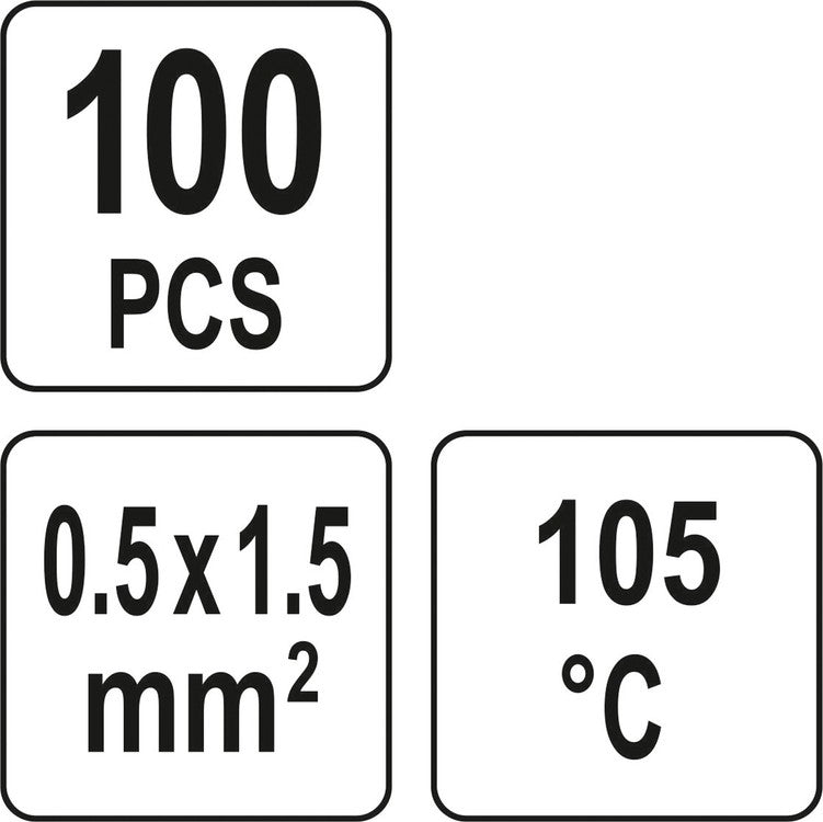 HEAT SHR. SOLD. SL. 0.5-1.5MM2 100PCS (YT-81452)