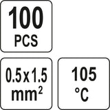 HEAT SHR. SOLD. SL. 0.5-1.5MM2 100PCS (YT-81452)