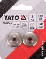SPARE CUTTING WHEELS 2 PCS FOR YT-22344 (YT-22345)