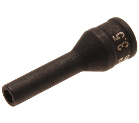 GLOW PLUG ELECTRODE EXTRACTION/REMOVAL SOCKET | 6.3 MM (1/4") | 3.6 MM (5290-3.5)