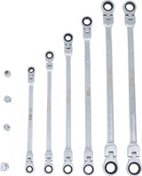 DOUBLE SWIVEL HEAD RATCHET WRENCH SET | 8 - 19 MM | 10 PCS. (1541)