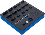 TOOL TRAY 1/6: HOLE PUNCH SET | FOR PARKING SENSORS | Ø 17 - 32 MM (9739)