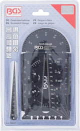 SCREWPITCH GAUGE AND THREAD TEMPLATE | METRIC | M3 - M20, 0.5 - 13.00 MM (74247)