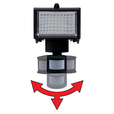 SOLAR FLOODLIGHT 4W WITH SENSOR (YT-81860)
