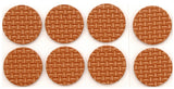 ADHESIVE PADS FOR FURNITURE BROWN 38MM | 8 PCS. (74883)