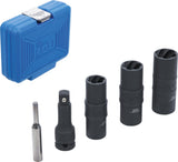 SPECIAL IMPACT DOUBLE-SIDED SOCKET SET / EXTERNAL HEXAGON & SCREW EXTRACTORS 17 - 19 - 21 MM | 12.5 MM (1/2") | 3-TLG. (7467)