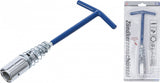 SPARK PLUG WRENCH WITH T-HANDLE, JOINT SPRING | HEXAGON 16 MM / 21 MM (142)