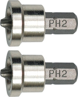 SCREWDRIVER BIT SET FOR GYPSUM PH2 2PCS (65800)