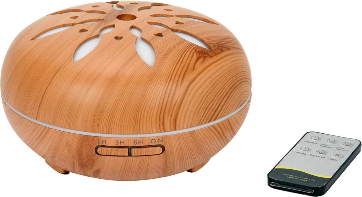 AROMA DIFFUSER 500ML, DARK WOOD, REMOTE (66902)