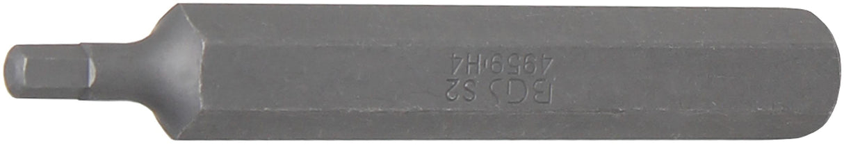 BIT | LENGTH 75 MM | 10 MM (3/8") DRIVE | INTERNAL HEXAGON 4 MM (4959)