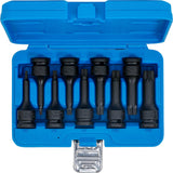 IMPACT BIT SOCKET SET | 12.5 MM (1/2") DRIVE | SPLINE (FOR XZN) M4 - M16 | 9 PCS. (5482)