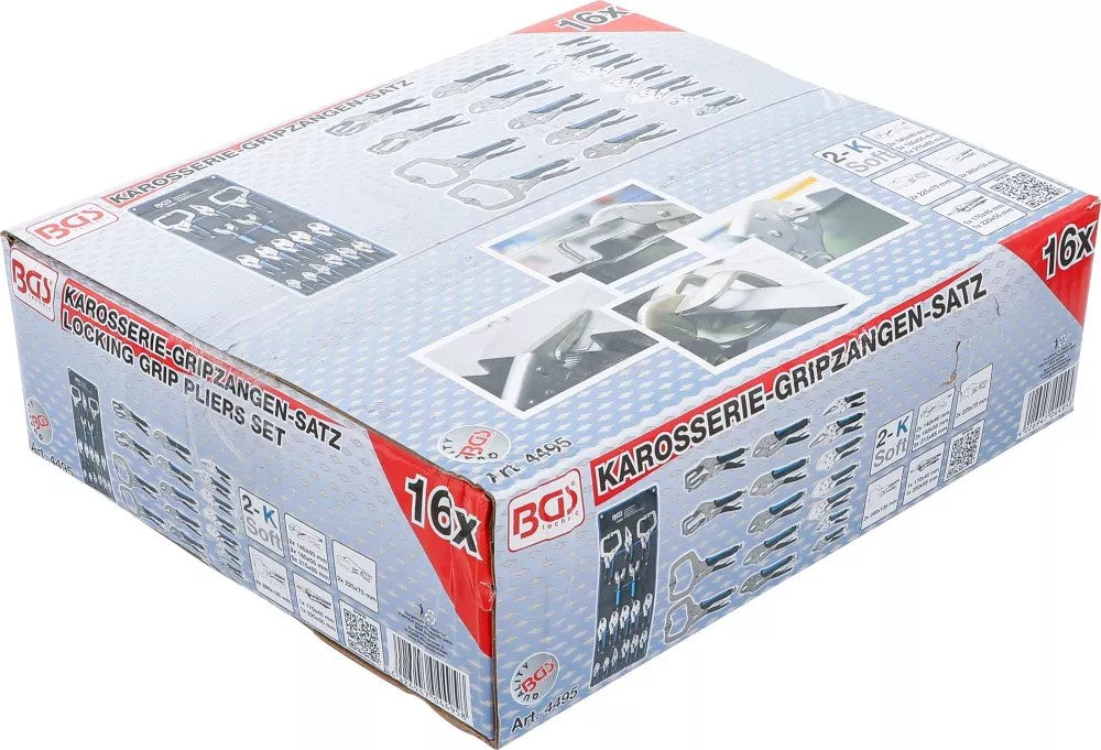 LOCKING GRIP PLIERS SET | 16 PCS. (4495)