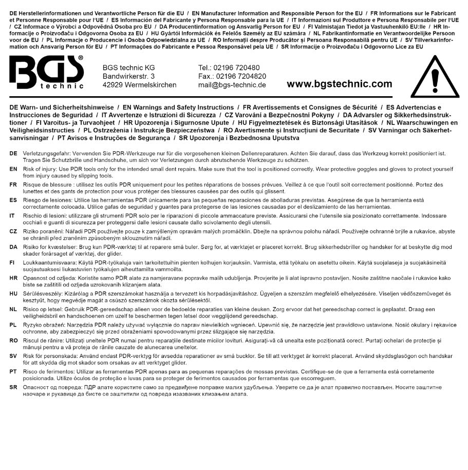 DENT REPAIR PADS | FOR BGS 865 | 33 PCS. (9571)