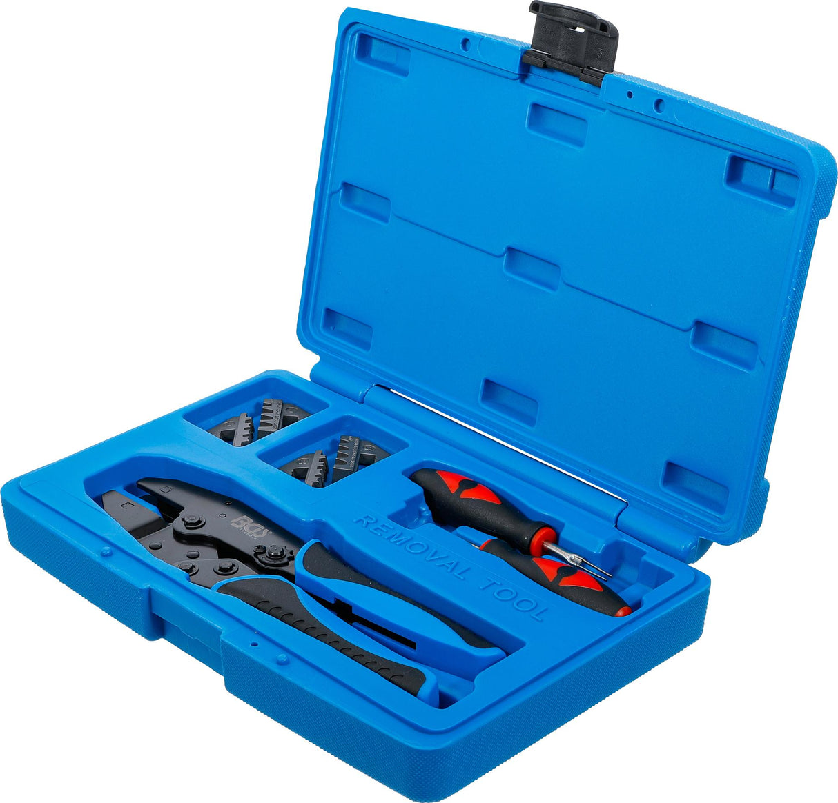 CRIMPING PLIERS AND TERMINAL TOOL KIT | WITH 2 PAIRS OF JAWS (70929)