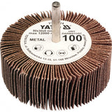 FLAP WHEEL W. SHAFT 80X30X6 P80 (YT-83373)