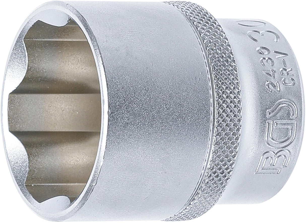 SOCKET, SUPER LOCK | 12.5 MM (1/2") DRIVE | 30 MM (2430)