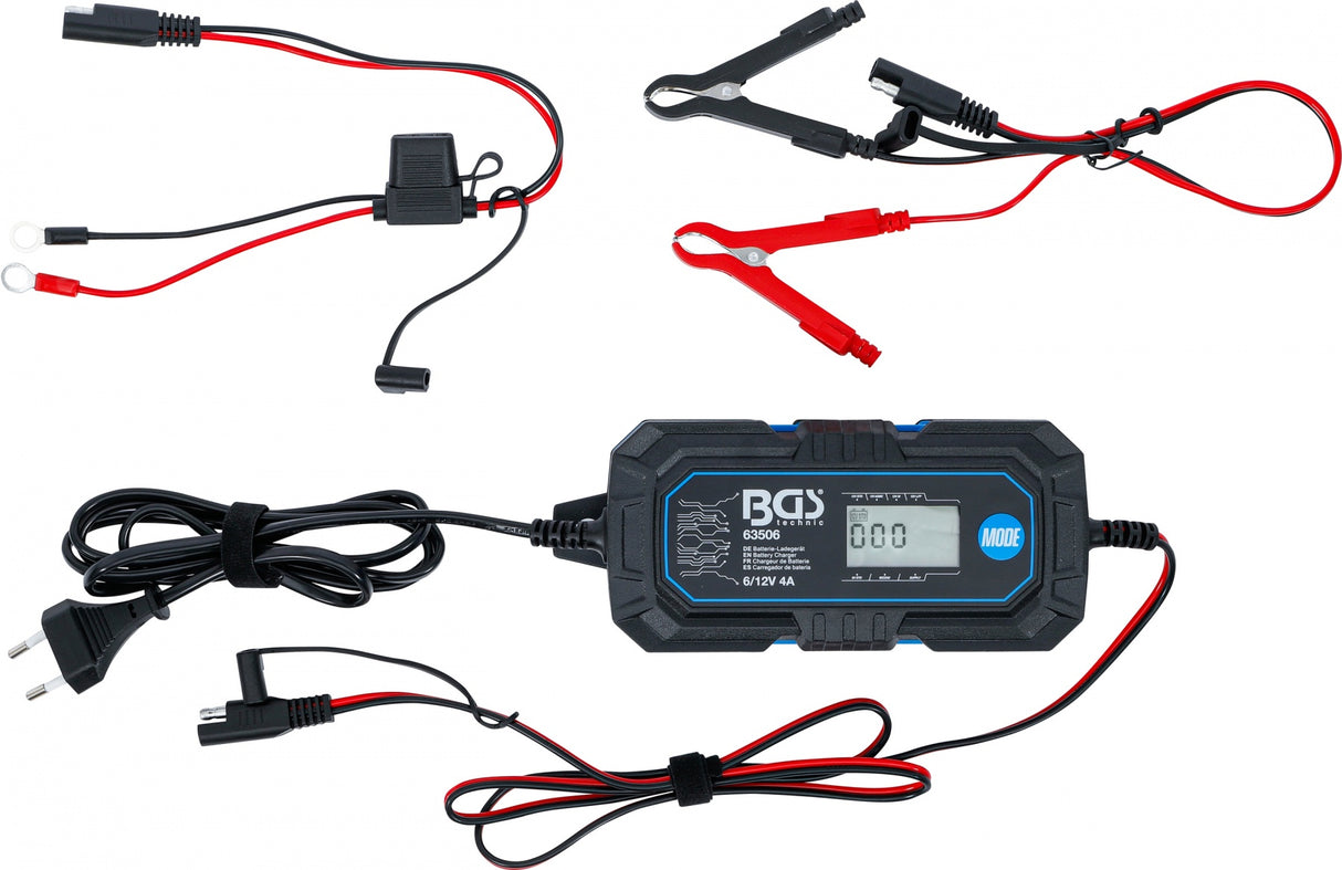DIGITAL BATTERY CHARGER | 6/12 V | 4 A (63506)