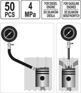 COMPRESSION TESTER PETROL/DIESEL (YT-73012)