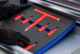 TOOL TRAY 2/3: VDE BIT SOCKET SET | 12.5 MM (1/2") DRIVE | T-STAR (FOR TORX) T20 - T55 | 10 PCS. (70217)