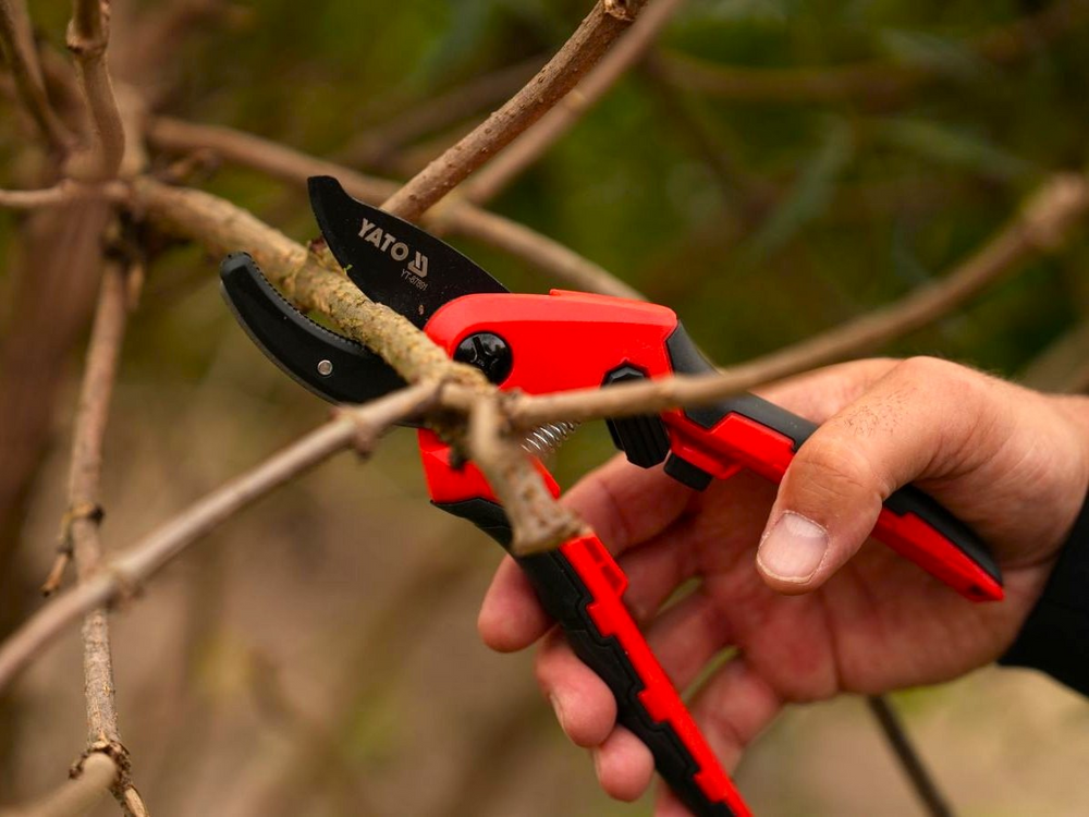 SECATEURS FOR PRUNING WITH LOCK | 205 MM | FOR BRANCHES UP TO 20 MM DIAMETER (YT-87891)