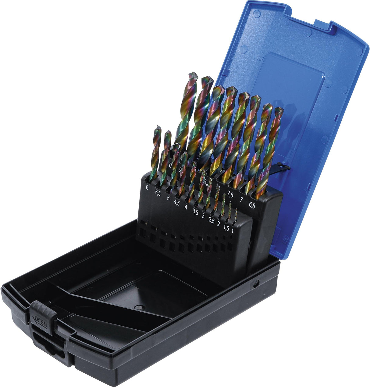 TWIST DRILL SET | HSS | 1 - 10 MM | 19 PCS. (2014)