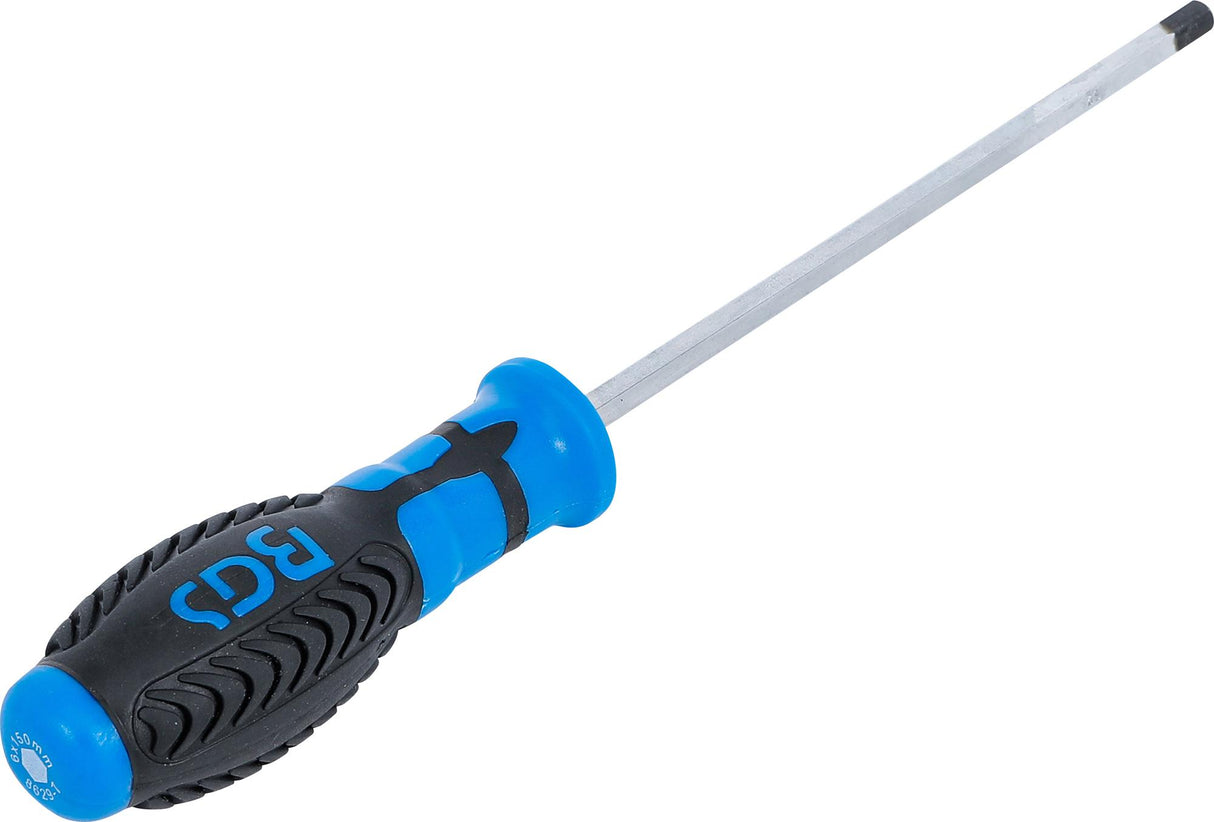 SCREWDRIVER | INTERNAL HEXAGON 6 MM | BLADE LENGTH 150 MM (8629-7)
