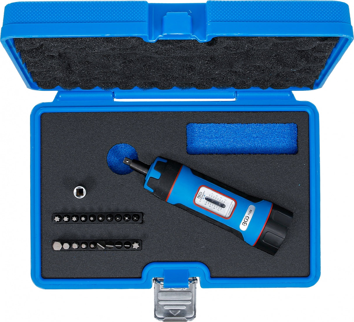 TORQUE WRENCH COMPACT | WITH BITS | 6.3 MM (1/4") | 1 - 8 NM | 22 PCS (7123)