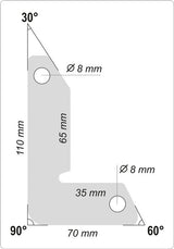 MAGNETIC WELDING HOLDERS SET 2PCS 32KG (YT-08723)