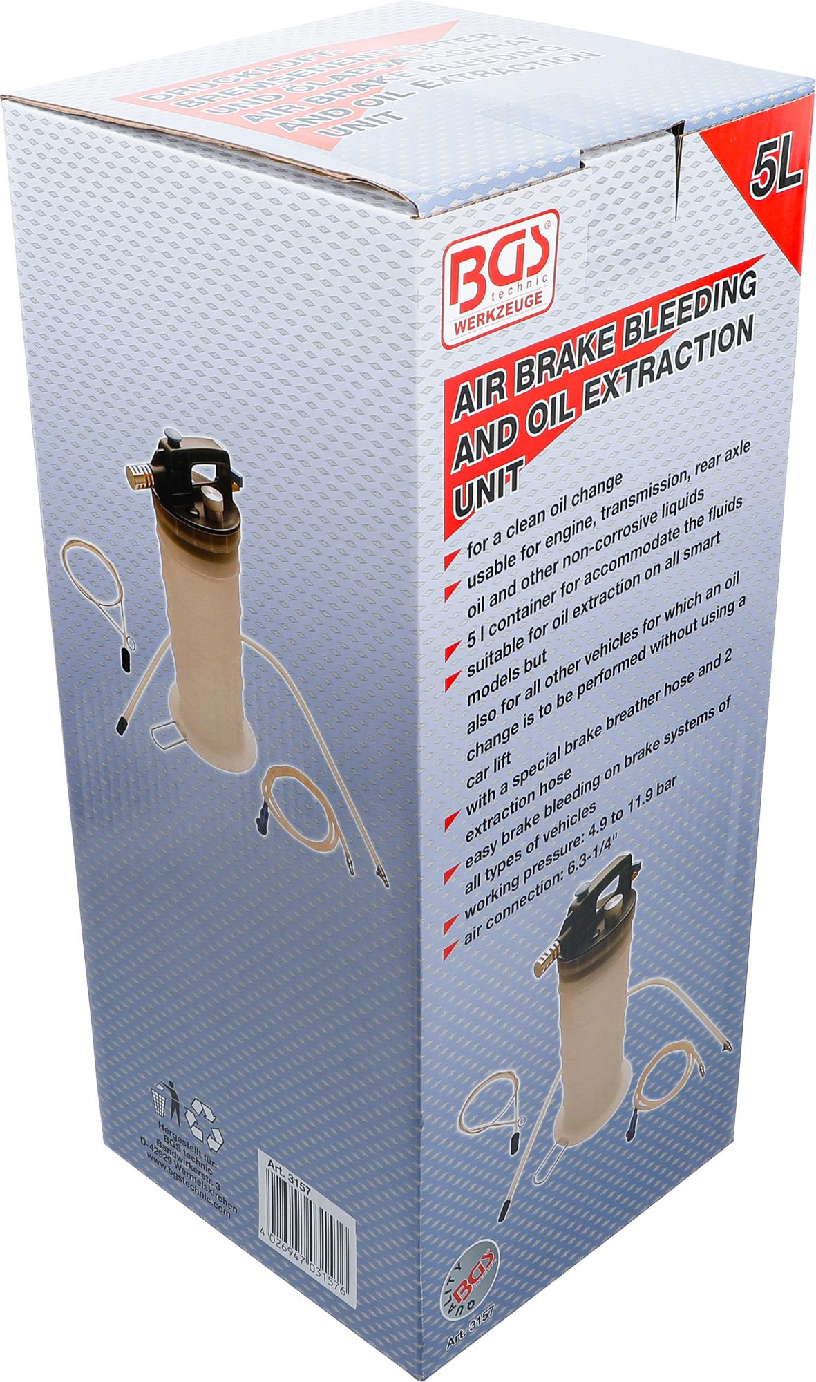 AIR BRAKE BLEEDING AND OIL EXTRACTION UNIT (3157)