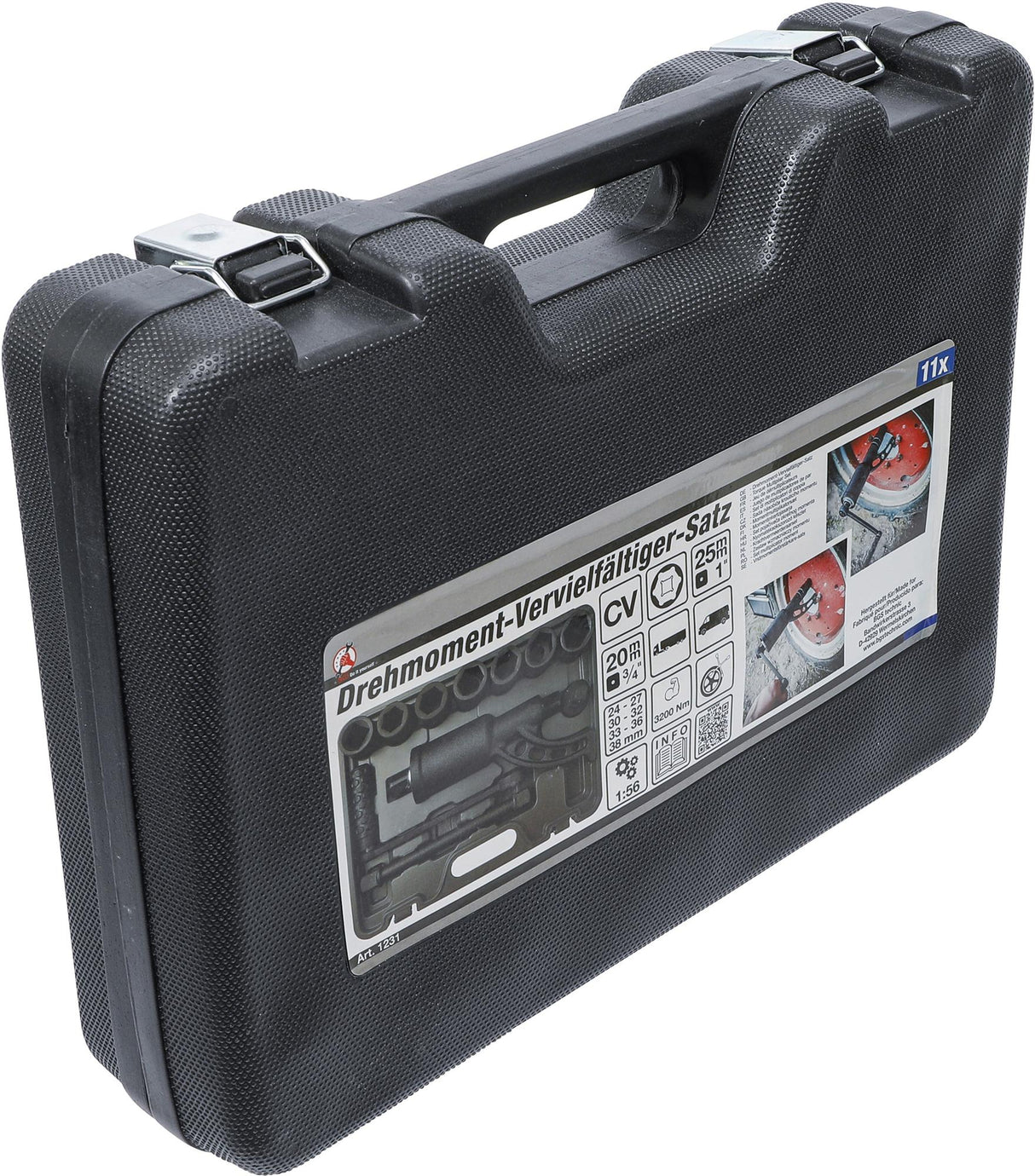 TORQUE MULTIPLIER SET | 25 MM (1") DRIVE | 3200 NM (1231)