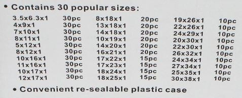 COPPER WASHER ASSORTMENT | 580 PCS. (SK01004)