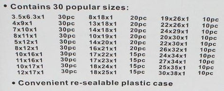 COPPER WASHER ASSORTMENT | 580 PCS. (SK01004)