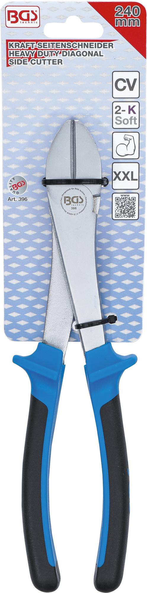 HEAVY DUTY DIAGONAL SIDE CUTTER | 240 MM (396)