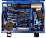 VIBRO / IMPACT CHISEL / PUNCH / REMOVER SET WITH PNEUMATIC HAMMER | 16 PCS. (H2316)
