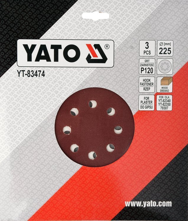 SAND PAPER FOR DRYWALL 225MM P120 (YT-83474)