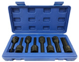 IMPACT BITS | 12.5 MM (1/2") | T-STAR (TORX) T30 - T80 | 8 PCS. (S1101)
