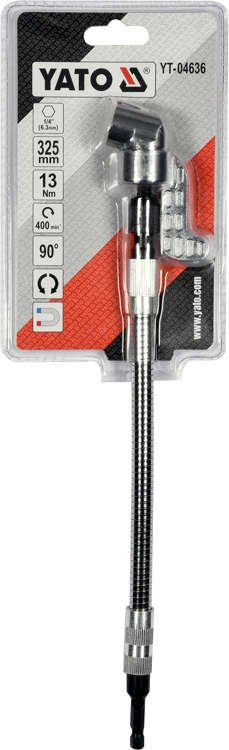 ANGLE ADAPTER WITH EXTENTION 325MM HEX (YT-04636)