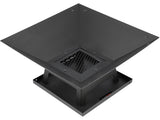 STEEL FIRE PIT WITH LID 45 X 45CM (99715)