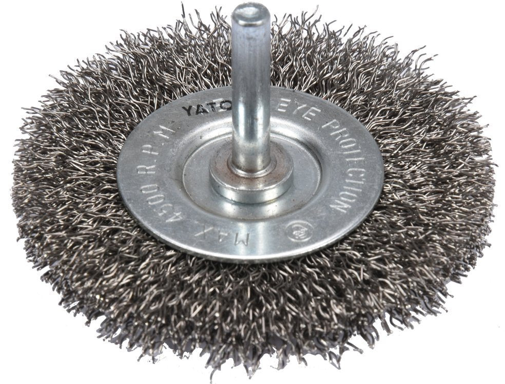 WIRE BRUSH 75MM INOX FOR DRILL (YT-47568)