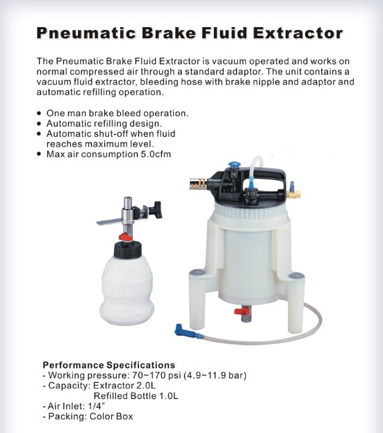 BRAKE BLEEDING AND FILLING DEVICES | 2 PCS. (SK5003A)