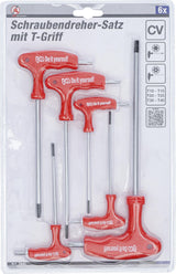 T-HANDLE L-TYPE WRENCH SET | T-STAR TAMPERPROOF (FOR TORX) | T10 - T40 | 6 PCS. (7830)
