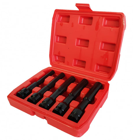 IMPACT SOCKET SET | EXTRA LONG | 12.5 MM (1/2") | SW 8 - 14 MM | 5 PCS. (SK1205)