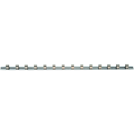 SOCKET RAIL WITH 15 CLIPS | 10 MM (3/8") (2330)